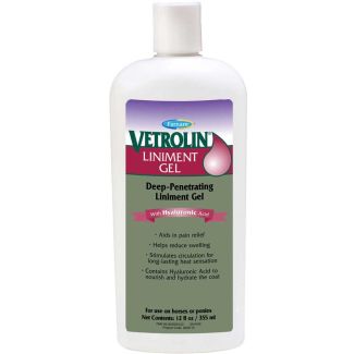 Vetrolin Liniment Gel for Horses 12oz