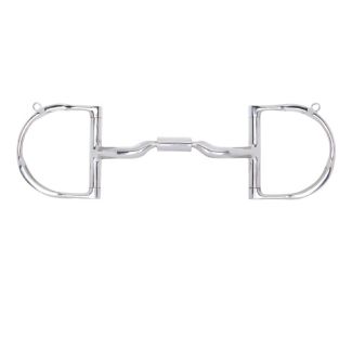 89-44047 3 3/8" Medium Dee with Hooks with Low Port Comfort Snaffle MB 04