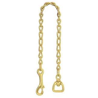 Lead Chain - Brass - 30" Long