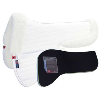 T3 Matrix Ergonomic Half Pad with CoolBack and Ortho Impact Protection - White