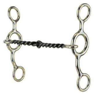 Reinsman Jr Cow Horse Bit With Twisted Wire