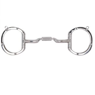 89-30047  Eggbutt with Hooks with Stainless Steel Low Port Comfort Snaffle MB 04