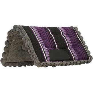 Pony Felt Lined Navajo Saddle Pad, Purple