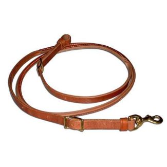 Rolled Leather Roping Reins