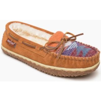&nbsp;Minnetonka Women's Tilia Slipper - Brown Multicolored 
