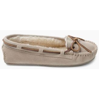 Minnetonka Women's Cally Slipper - Stone