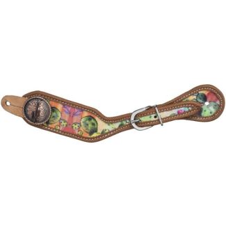 Silver Royal Cactus Spur Straps