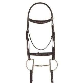 Ovation Breed Fancy Stitched Raised Padded Bridle- Quarter Horse