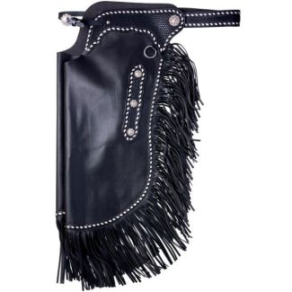 Tough1 Faux Leather Chinks with Buckstitch &amp; Basket Yoke