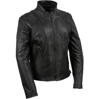 Milwaukee Leather Women's Black Serene Leather Jacket&nbsp;