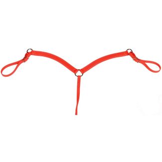 Beta Biothane Breast Collar - Orange