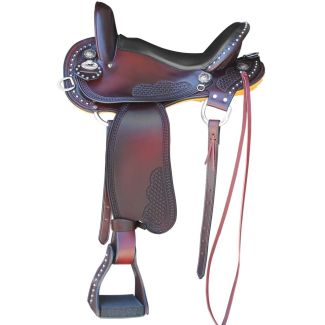 Gypsy Gold Endurance Saddle-Brown-15"-Extra Wide