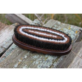 Oval Horsehair Brush - Wood Series