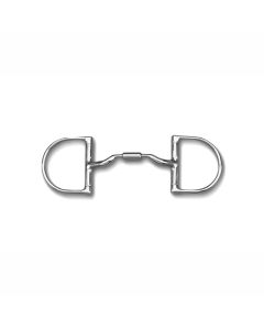 89-43045 3 3/8" Medium Dee without Hooks with Low Port Comfort Snaffle MB 04