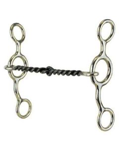 Reinsman Jr Cow Horse Bit With Twisted Wire