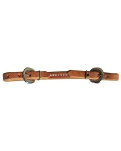Harness Leather Rolled Curb Strap