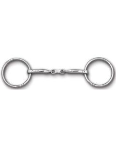 89-28107 Myler Loose Ring with Stainless Steel French Link Snaffle MB 10 