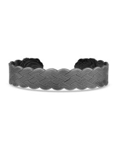 Flat Braid Bull Rope Cuff Bracelet