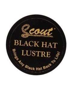 Twister Felt Black Hat Lustre