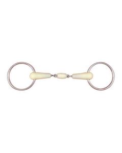 Double Jointed Happy Mouth Loose Ring Snaffle